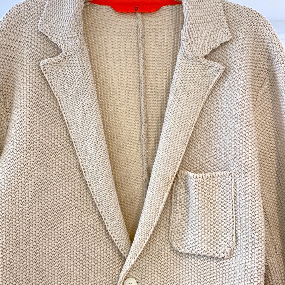 Men’s Cream Color Cardigan / Jacket - Picture 2 of 9